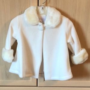 COPY - New Girls Button Shrug Bolero - Off White - size M